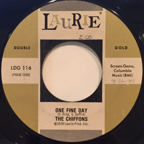 The Chiffons : One Fine Day / Sweet Talkin' Guy (7", RE)