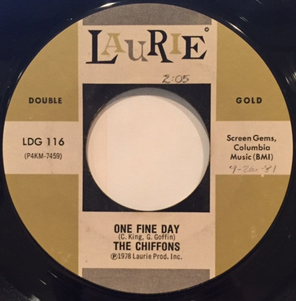 The Chiffons : One Fine Day / Sweet Talkin' Guy (7", RE)
