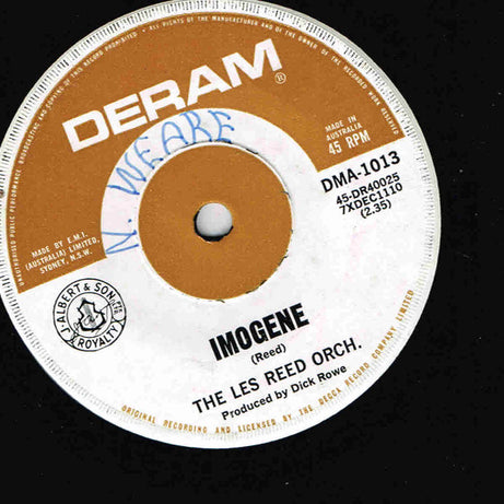 Les Reed And His Orchestra : Imogene (7", Single)