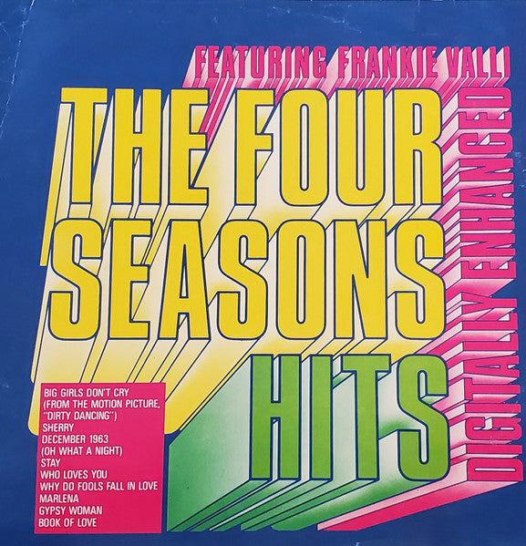 The Four Seasons featuring Frankie Valli : The Four Seasons Hits (LP, Comp)