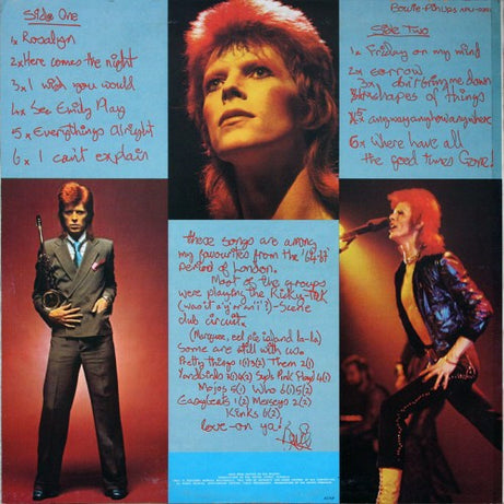 David Bowie : Pinups (LP, Album, Ora)