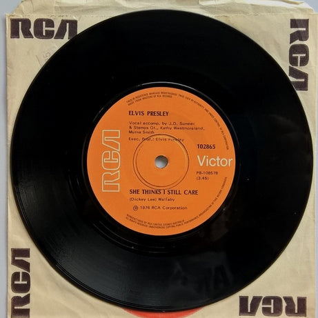 Elvis Presley : Moody Blue (7")