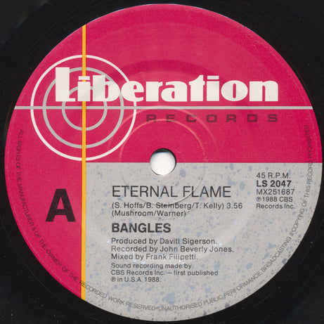 Bangles : Eternal Flame (7")