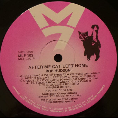 Bob Hudson (2) : After Me Cat Left Home (LP, Album)