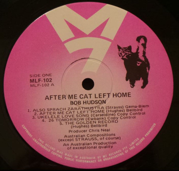 Bob Hudson (2) : After Me Cat Left Home (LP, Album)