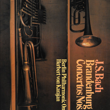 Johann Sebastian Bach, Herbert Von Karajan, Berliner Philharmoniker : Brandenburg Concertos Nos. 4.5.6 (LP)