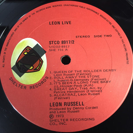 Leon Russell : Leon Live (3xLP, Album)