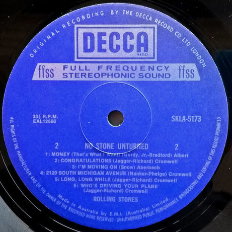 The Rolling Stones : No Stone Unturned (LP, Comp)