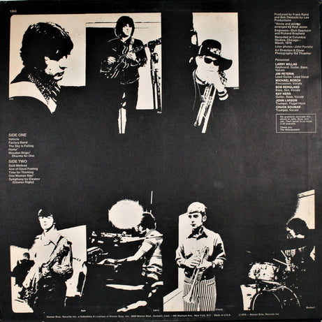 The Ides Of March : Vehicle (LP, Album, Ter)