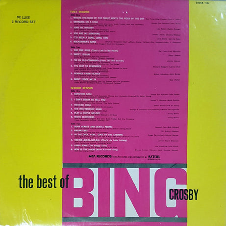 Bing Crosby : The Best Of Bing  (2xLP, Comp, Gat)