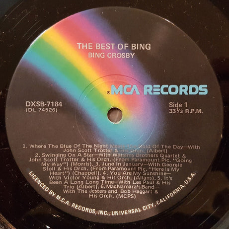 Bing Crosby : The Best Of Bing  (2xLP, Comp, Gat)