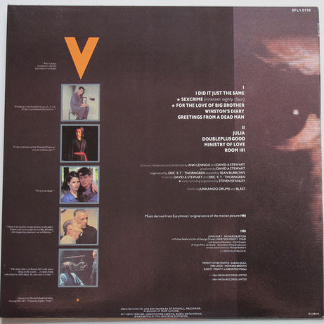 Eurythmics : 1984 (For The Love Of Big Brother) (LP, Album)