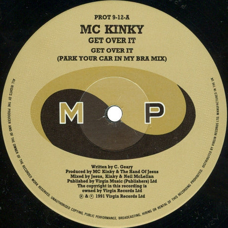 MC Kinky : Get Over It (12", Single)