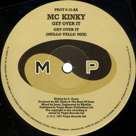 MC Kinky : Get Over It (12", Single)
