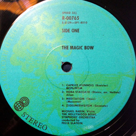 Michael Rabin : The Magic Bow (LP, Album, Club, RE)