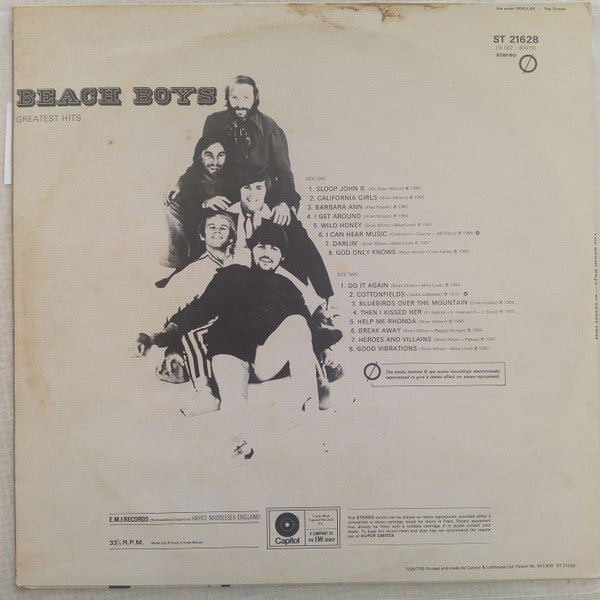 The Beach Boys : Greatest Hits (LP, Comp)