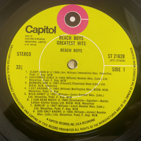 The Beach Boys : Greatest Hits (LP, Comp)