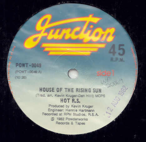 HOT R.S. : House Of The Rising Sun (12")