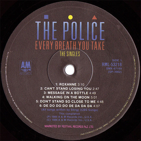 The Police : Every Breath You Take (The Singles) (LP, Comp)