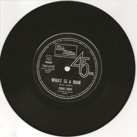Four Tops : Don't Bring Back Memories / What Is A Man (7", Single)