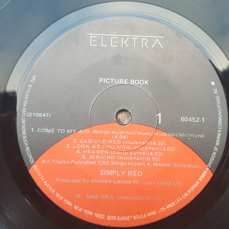 Simply Red : Picture Book (LP, Album)
