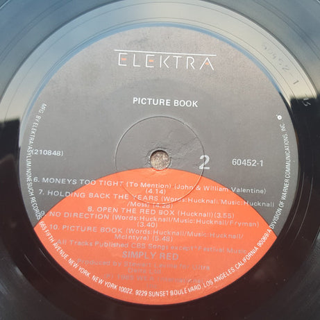 Simply Red : Picture Book (LP, Album)