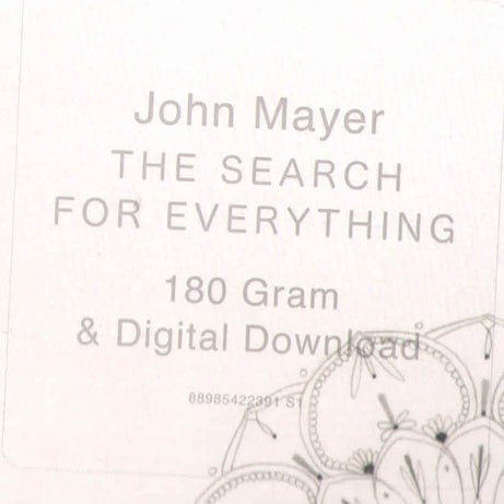 John Mayer : The Search For Everything (2xLP, Album, 180)