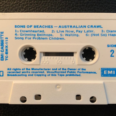 Australian Crawl : Sons Of Beaches (Cass, Album, Blu)