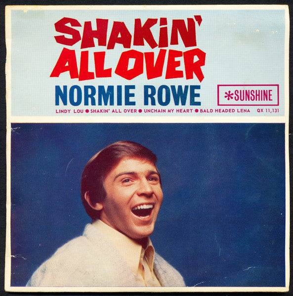 Normie Rowe : Shakin' All Over (7", EP, Mono)