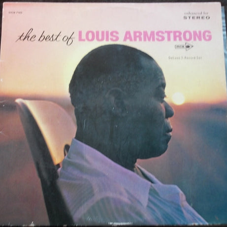 Louis Armstrong : The Best Of Louis Armstrong (2xLP, Comp, RE)
