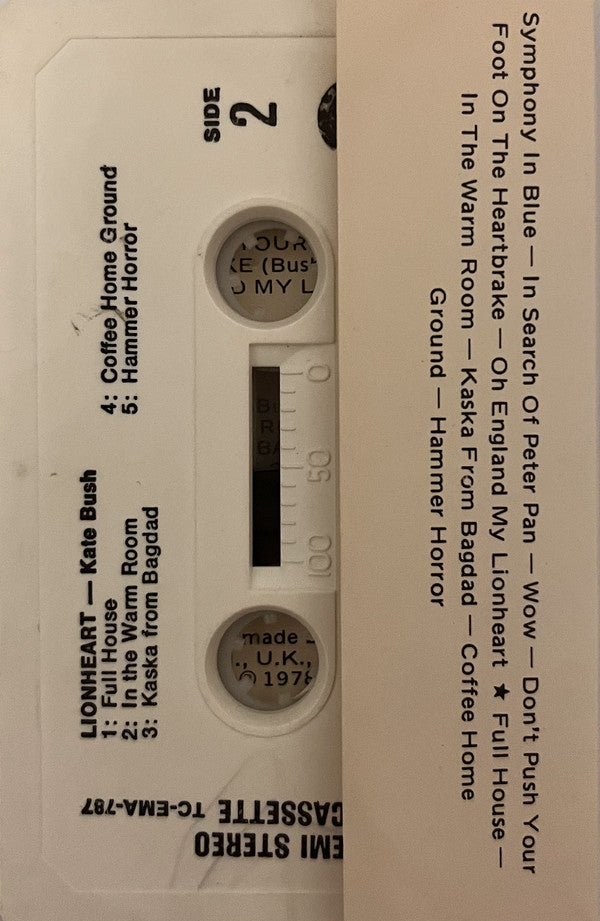 Kate Bush : Lionheart (Cass, Album)