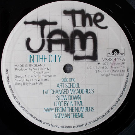 The Jam : In The City (LP, Album)