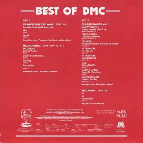 Various : Best Of DMC Vol. 3 (12", Mixed)