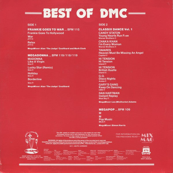 Various : Best Of DMC Vol. 3 (12", Mixed)