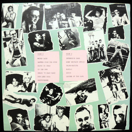 Peter And The Test Tube Babies :  Pissed And Proud  (LP, Album)