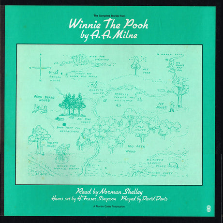 A. A. Milne Read By Norman Shelley  / Hums Set By Harold Fraser-Simson Played By David Davis (4) : The Complete Stories From Winnie The Pooh (3xLP, Album, Club + Box)