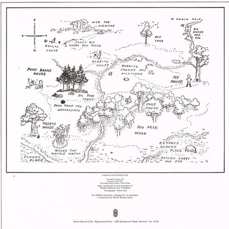 A. A. Milne Read By Norman Shelley  / Hums Set By Harold Fraser-Simson Played By David Davis (4) : The Complete Stories From Winnie The Pooh (3xLP, Album, Club + Box)
