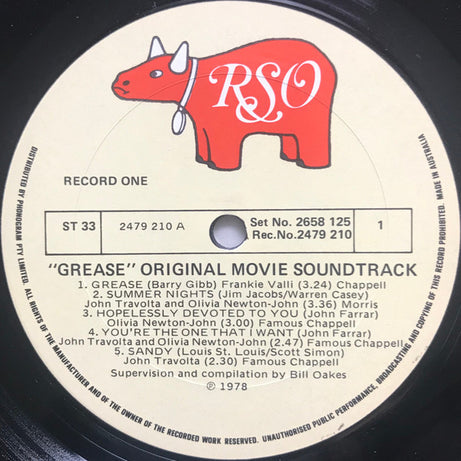 Various : Grease (The Original Soundtrack From The Motion Picture) (2xLP, Album, Gat)