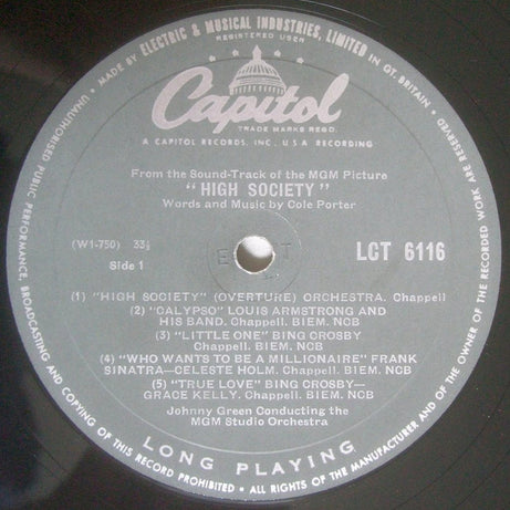 Various : High Society (LP, Album, Mono, RP, Gre)