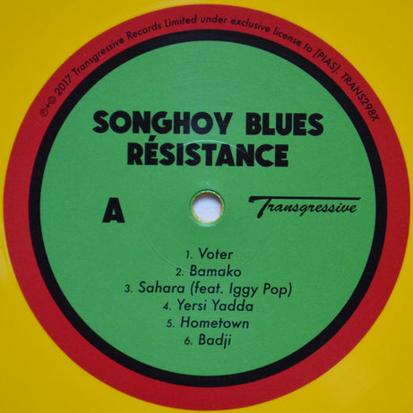 Songhoy Blues : Résistance (LP, Album, Ltd, Yel)