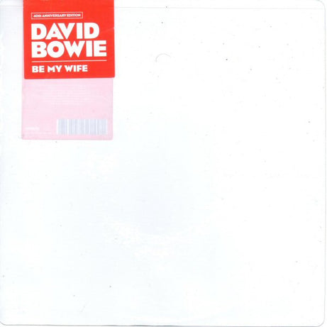 David Bowie : Be My Wife (7", Single, Ltd, Pic)