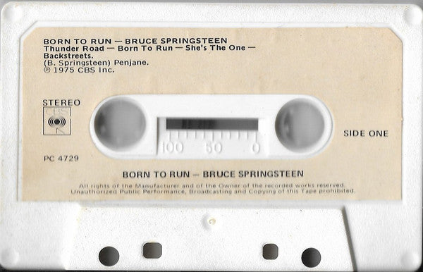 Bruce Springsteen : Born To Run (Cass, Album)