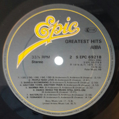 ABBA : Greatest Hits (LP, Comp, RP, Blu)