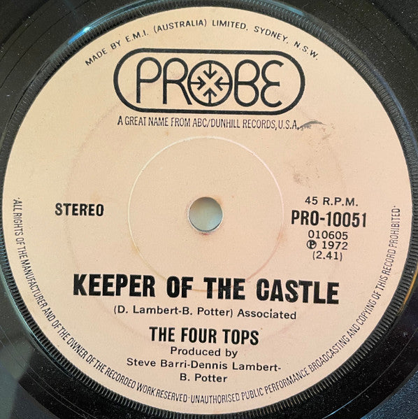 Four Tops : Keeper Of The Castle / Jubilee With Soul (7", Single)