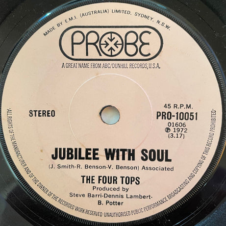 Four Tops : Keeper Of The Castle / Jubilee With Soul (7", Single)