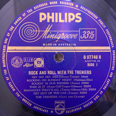 The Treniers : Rock And Roll With The Treniers (10", Album, Mono, M/Print)