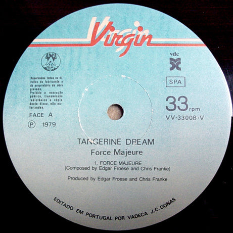 Tangerine Dream : Force Majeure (LP, Album)