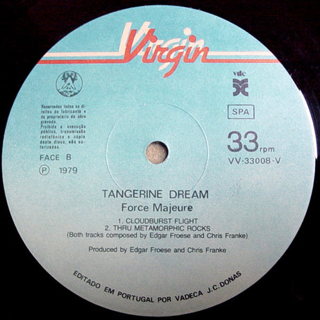 Tangerine Dream : Force Majeure (LP, Album)
