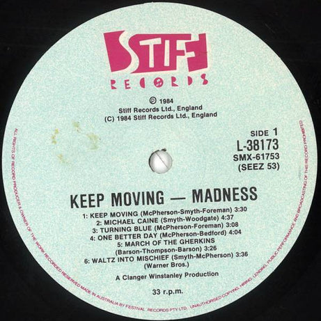 Madness : Keep Moving (LP, Album)