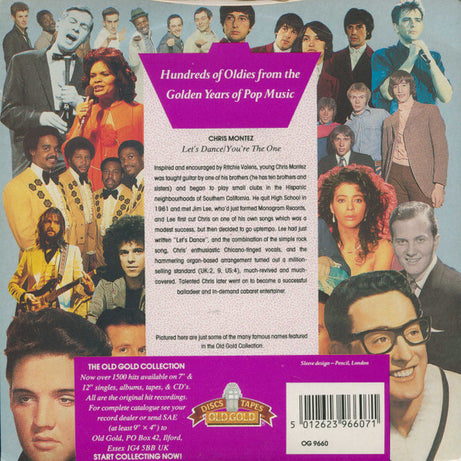 Chris Montez : Let's Dance (7", Single, Mono, RE, Pic)